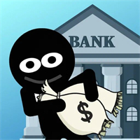 Play Stickman: Bank Robbery Game Online